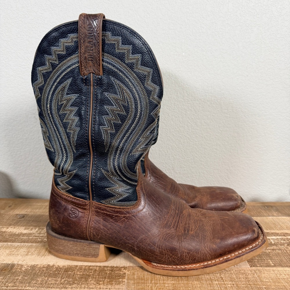 Durango Rebel Pro Acorn Western Boots Mens 13M Acorn Black Onyx Leather DDB0292